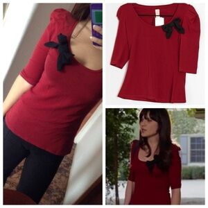 ISO ‼️Zara top with black bow